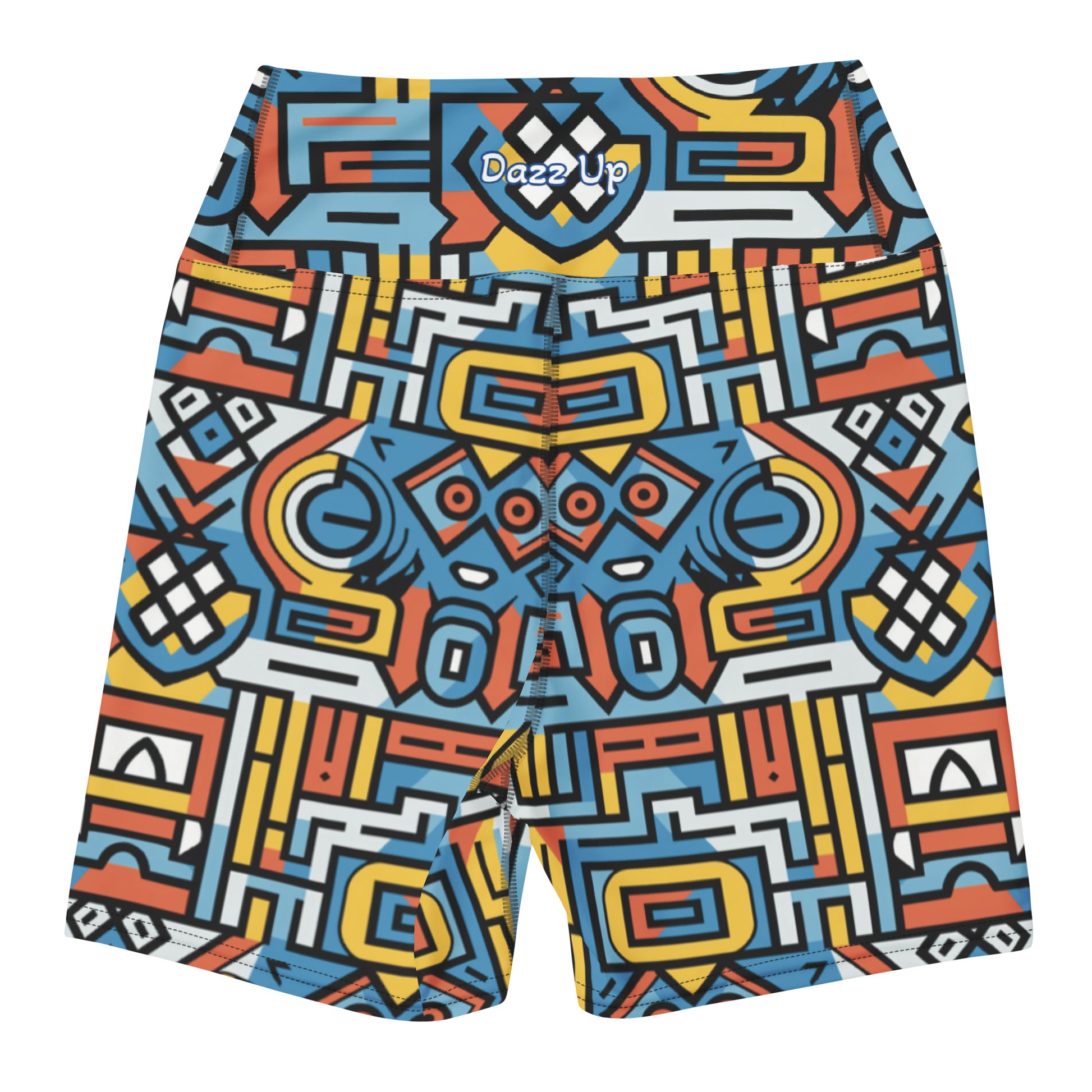 Flex  Shorts | Afro Print | Ndebele 1 Dazz'Up Store