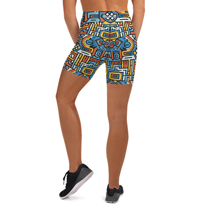 Flex  Shorts | Afro Print | Ndebele 1 Dazz'Up Store