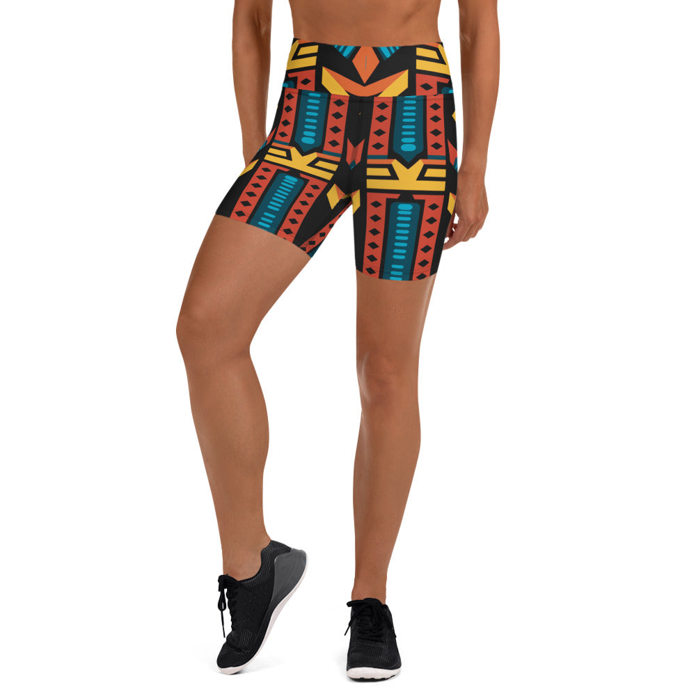 Flex Short | Afro Print Ndebele 2 Dazz'Up Store