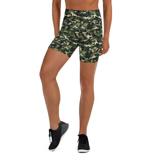 Biker Shorts | Camo Kaki Dazz'Up Store