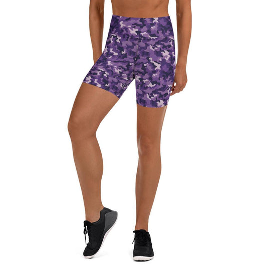 Biker Shorts | Camo purple Dazz'Up Store