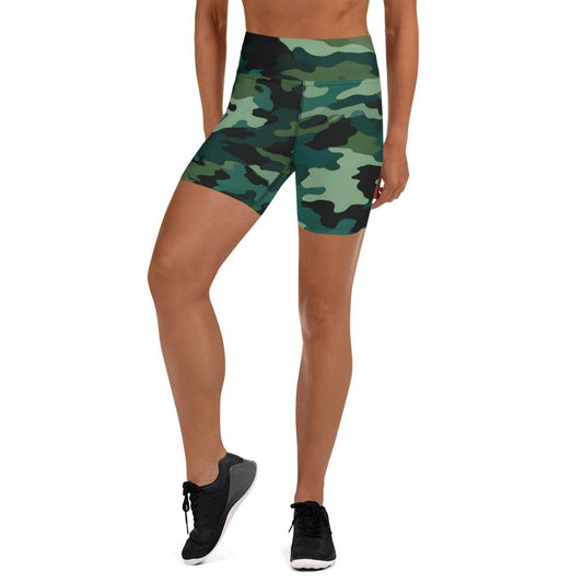 Biker Shorts | Camo Green Dazz'Up Store