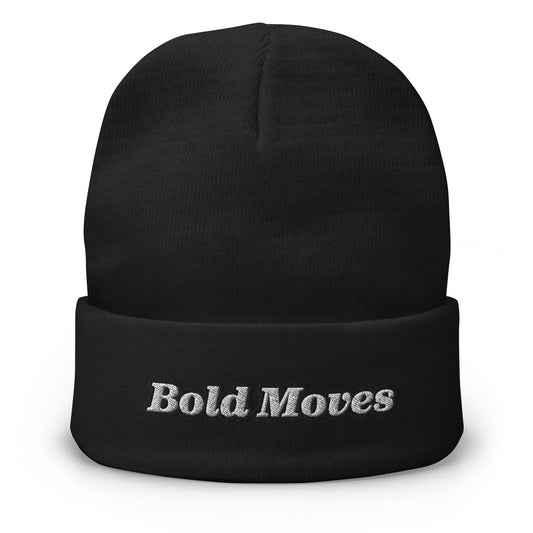 Embroidered Beanie | « Bold Moves » Dazz'Up Store