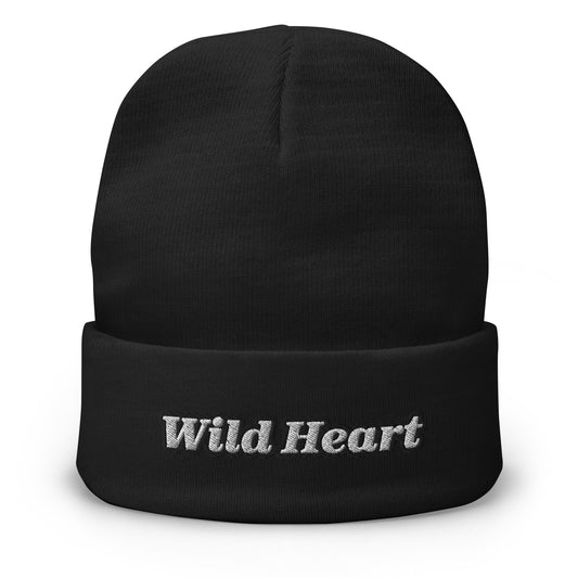 Embroidered Beanie | «  Wild Heart » Dazz'Up Store