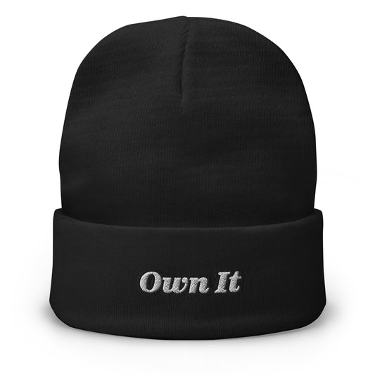 Embroidered Beanie | “Own It” Dazz'Up Store