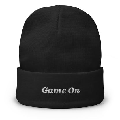 Embroidered Beanie | « Game On » Dazz'Up Store