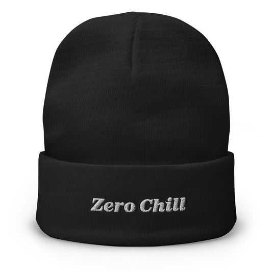 Embroidered Beanie | « Zero Chill » Dazz'Up Store