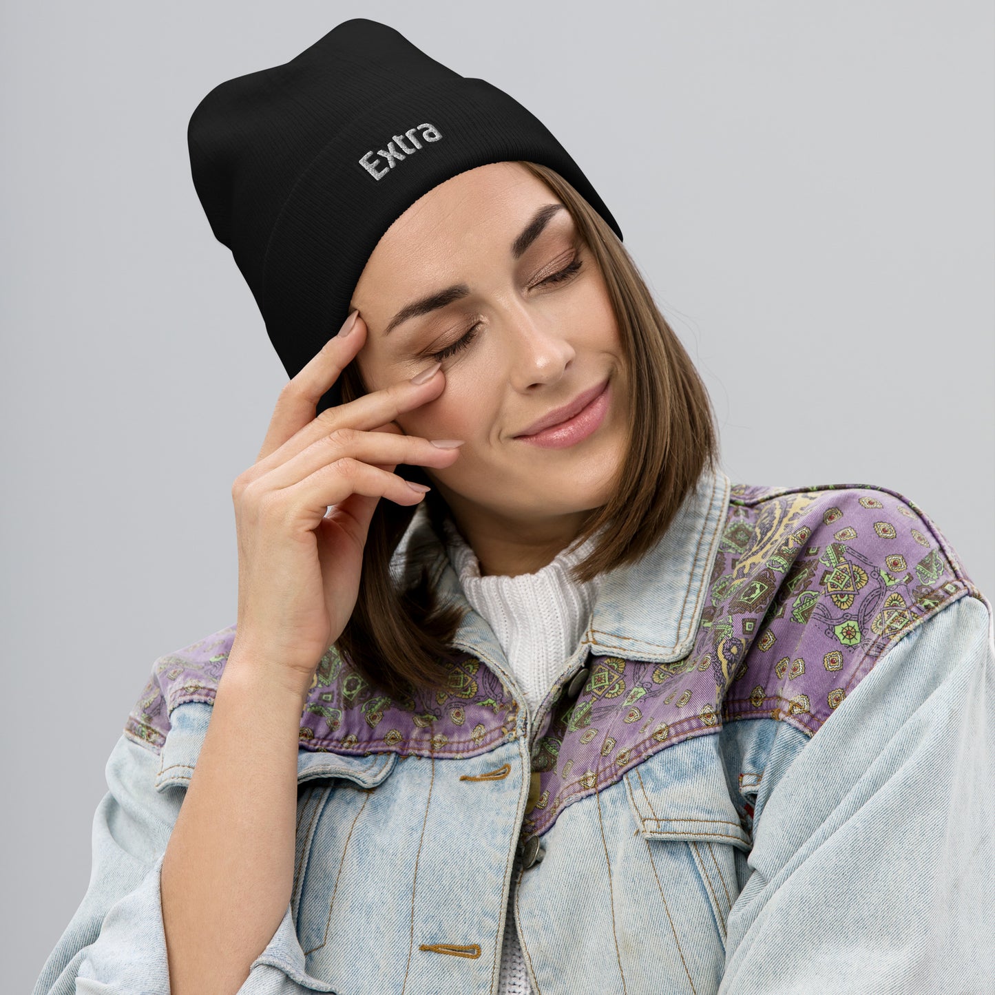 Embroidered Beanie | « Extra » Dazz'Up Store