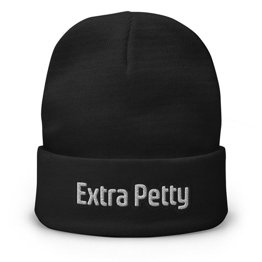 Embroidered Beanie | « Extra Petty » Dazz'Up Store