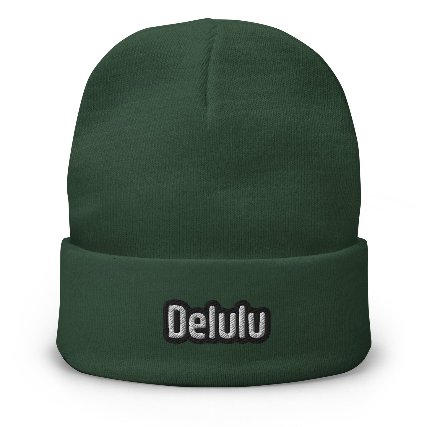 Embroidered Beanie | “Delulu” Dazz'Up Store