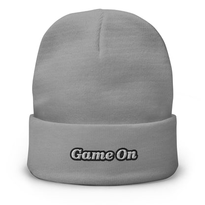 Embroidered Beanie | « Game On » Dazz'Up Store