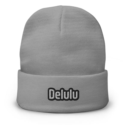 Embroidered Beanie | “Delulu” Dazz'Up Store