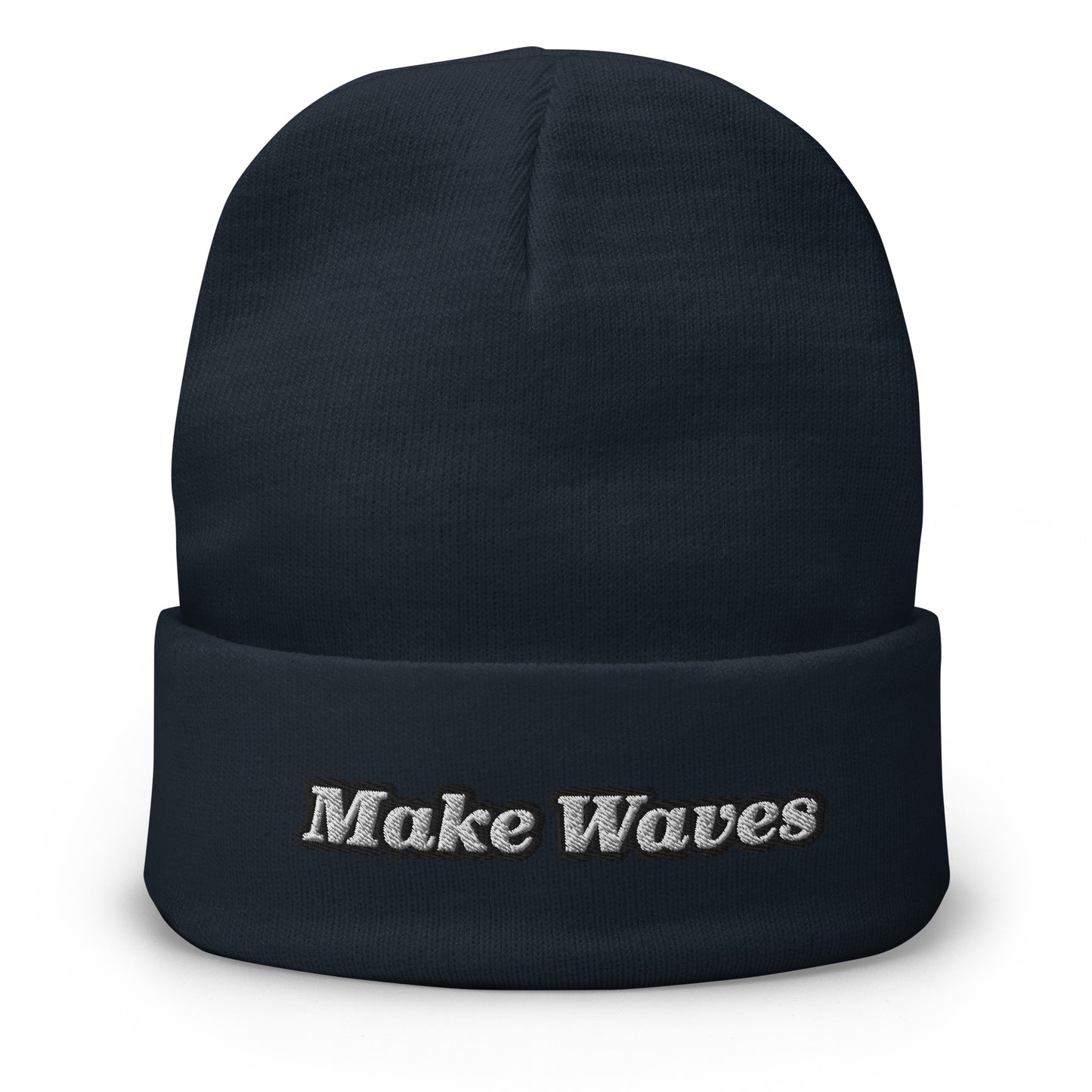 Embroidered Beanie | « Make Waves » Dazz'Up Store