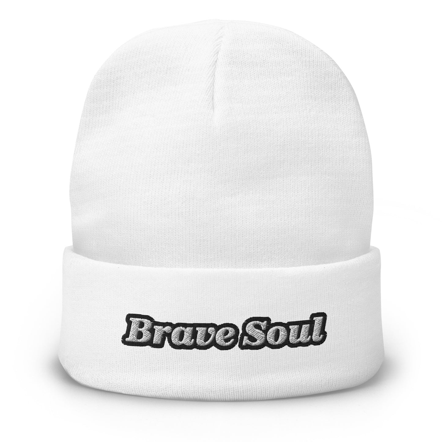 Embroidered Beanie | « Brave Soul » Dazz'Up Store