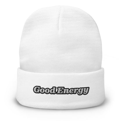 Embroidered Beanie | « Good Energy » Dazz'Up Store