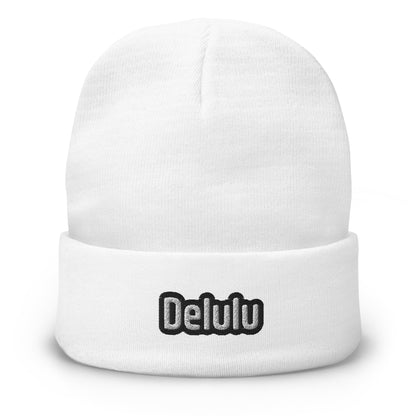 Embroidered Beanie | “Delulu” Dazz'Up Store