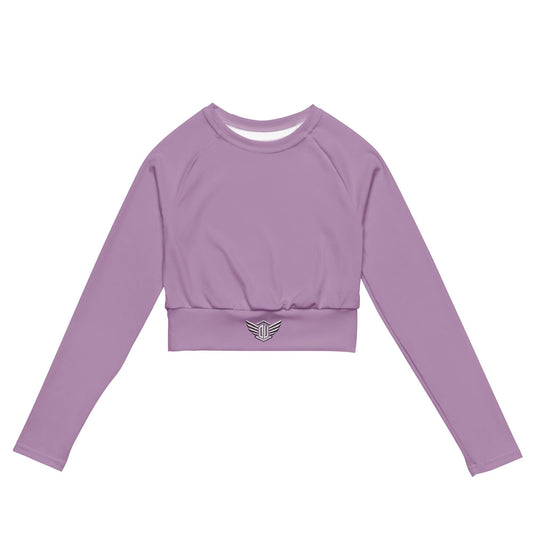 Long Sleeves Crop Top | Lilac Dazz'Up Store