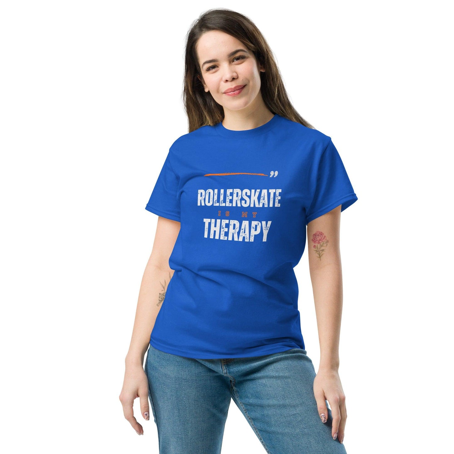 Dazz’Up T-Shirt | Rollerskate is my therapy | Unisex Dazz'Up Store