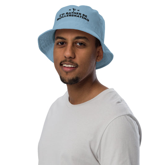 Dazz’Up Organic embroidered bucket hat | I’d rather be rollerskating Dazz'Up Store