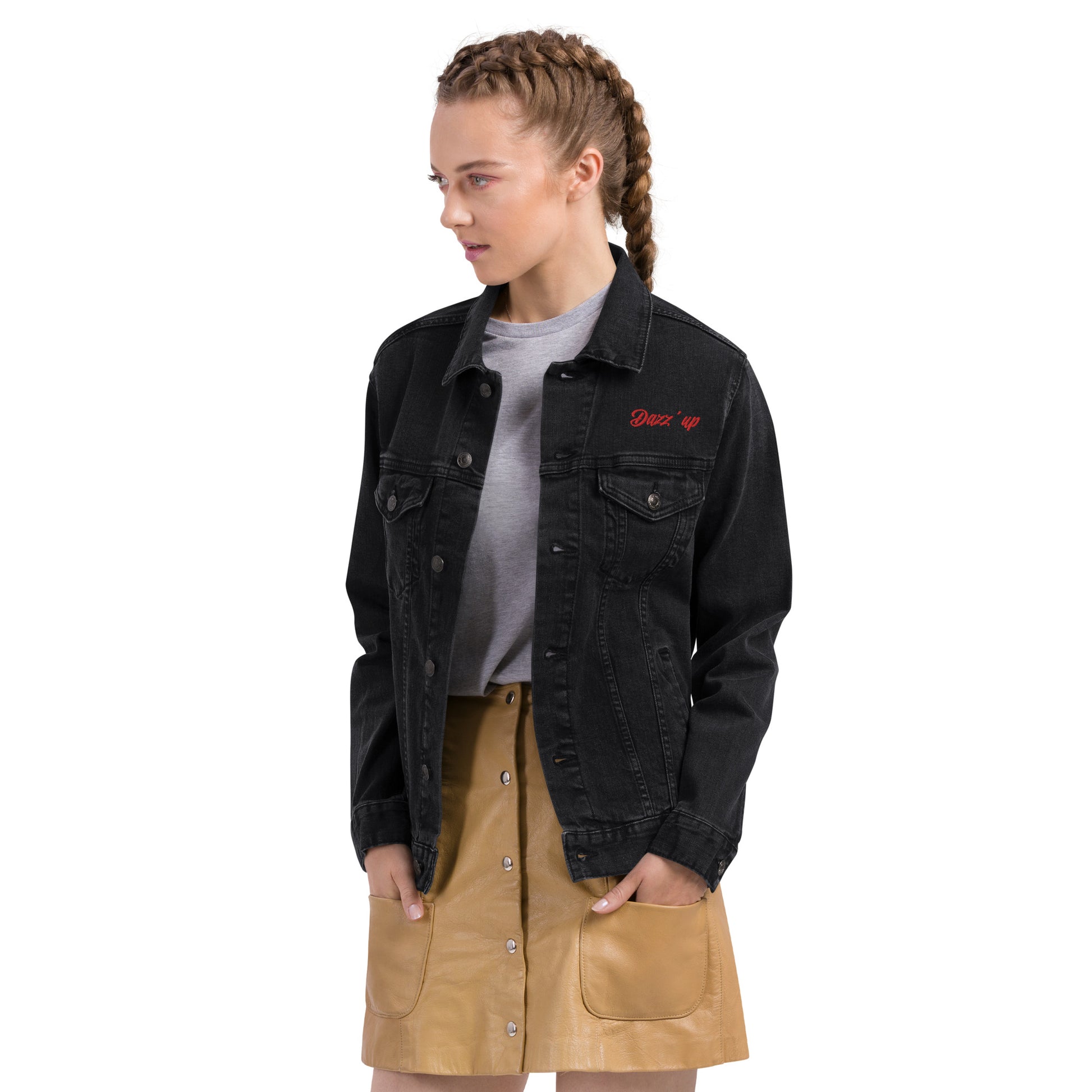 Dazz’Up Unisex denim jacket | « Skate S’quad baby » Dazz'Up Store