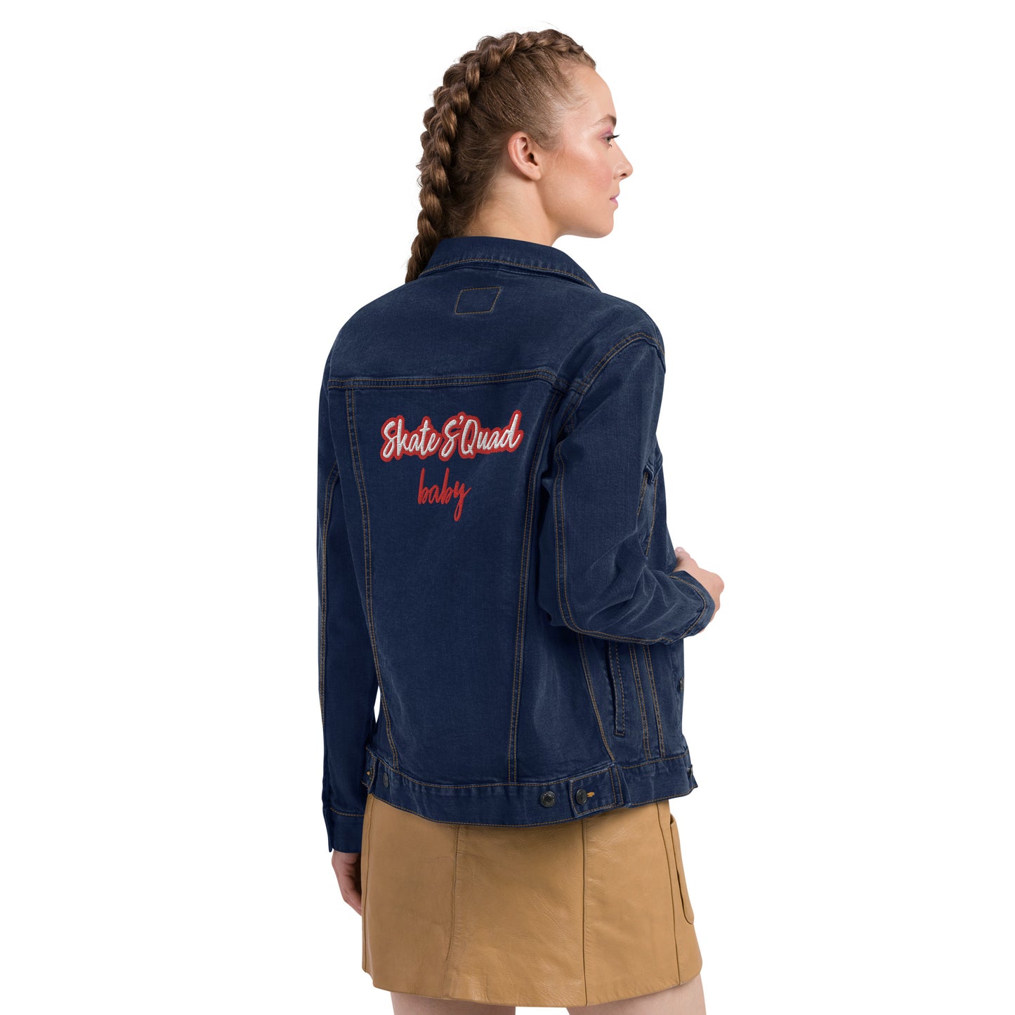 Dazz’Up Unisex denim jacket | « Skate S’quad baby » Dazz'Up Store