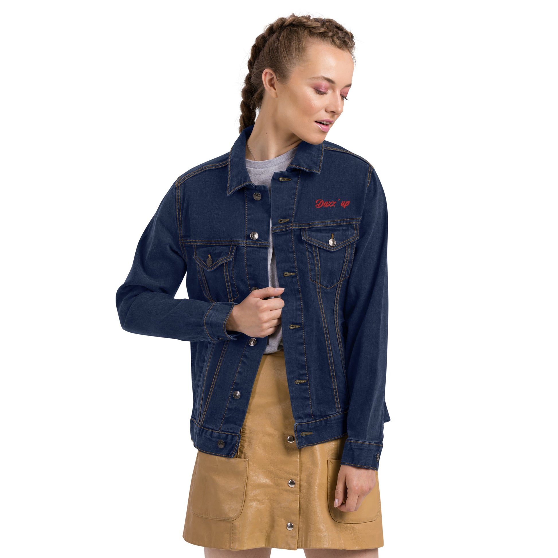 Dazz’Up Unisex denim jacket | « Skate S’quad baby » Dazz'Up Store