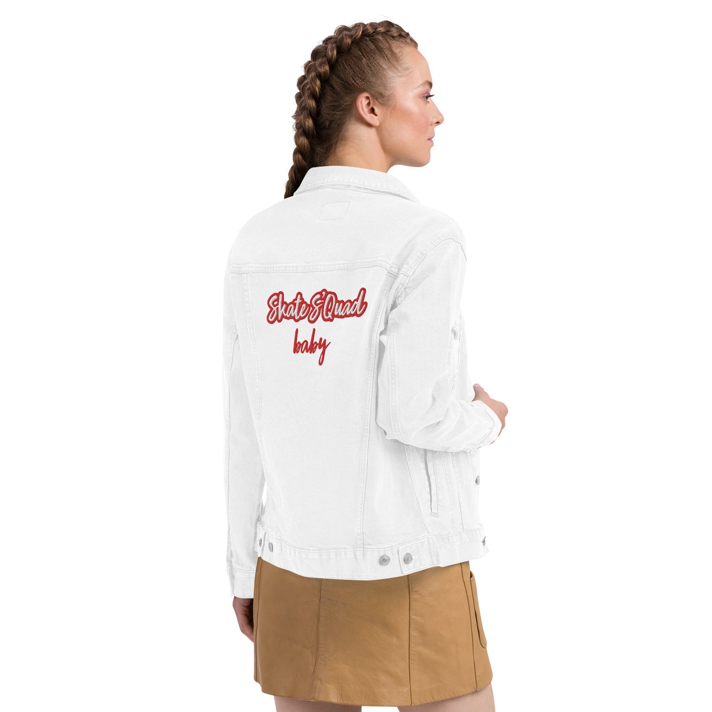 Dazz’Up Unisex denim jacket | « Skate S’quad baby » Dazz'Up Store