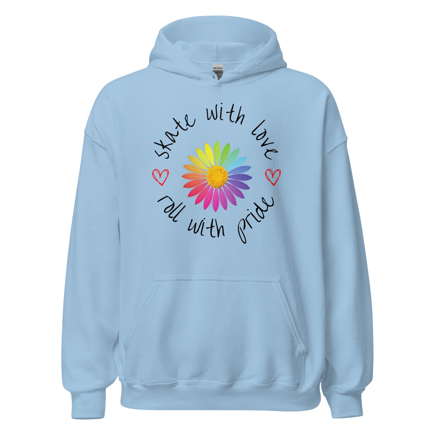 Dazz’Up Hoodie | Skate with love & Roll with pride bf Dazz'Up Store