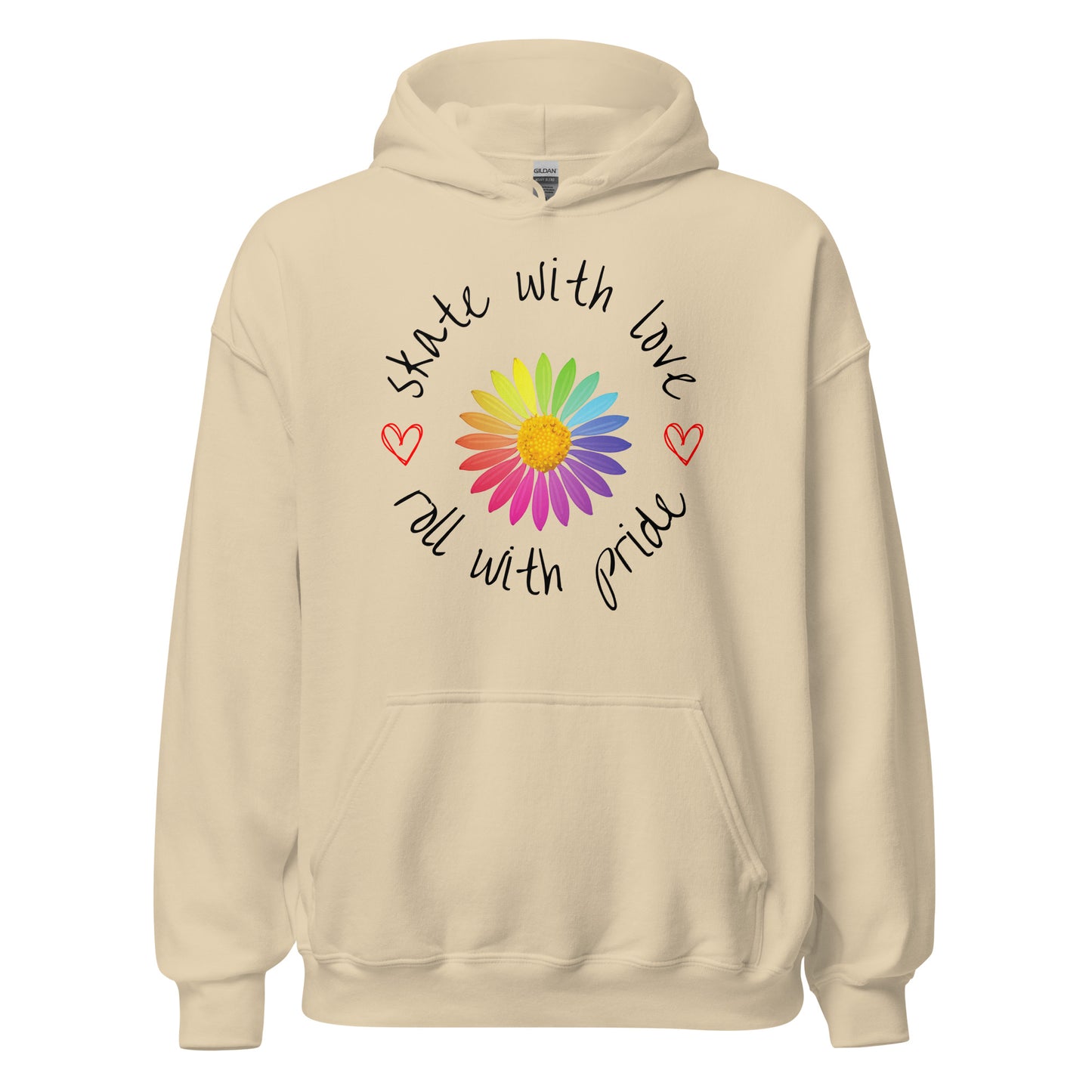 Dazz’Up Hoodie | Skate with love & Roll with pride bf Dazz'Up Store